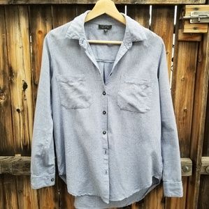 Topshop blue button down
